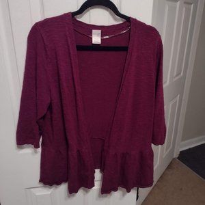 Purple Cardigan